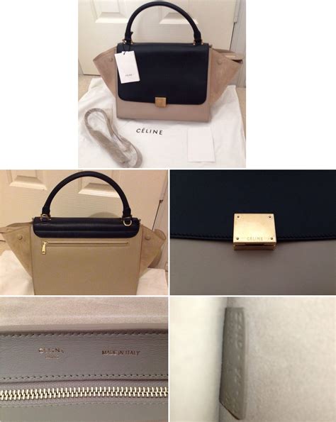 celine trapeze fake vs real